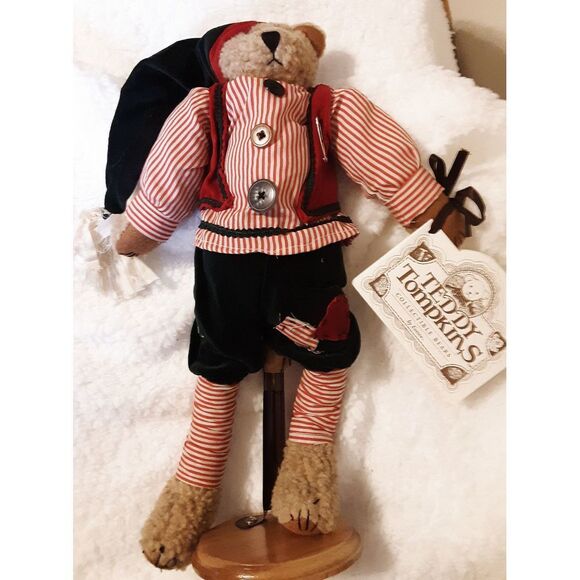 Enesco Teddy Tompkins Collectible Bear - Picture 8 of 8